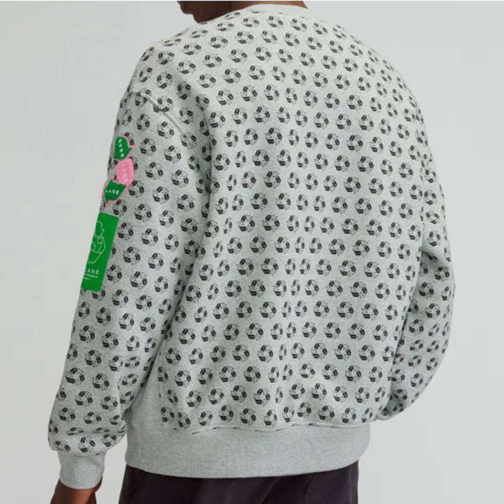 NWT Everlane L ReTrack Sweatshirt Oversized Recycled Earth Day Gray Soft $98 - Picture 6 of 13